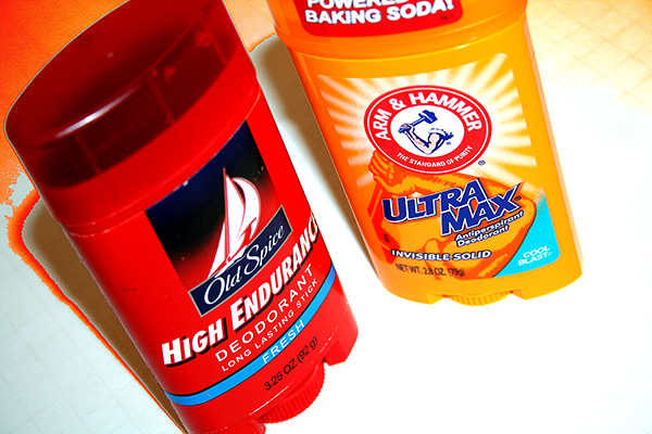 arm and hammer and old spice deoderant