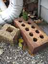 photograph of bricks cheektowaga ny near roof rain gutter
